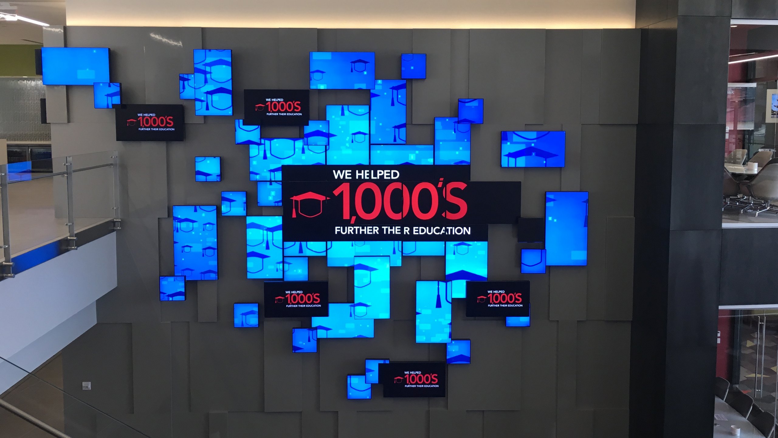 Interactive video wall software