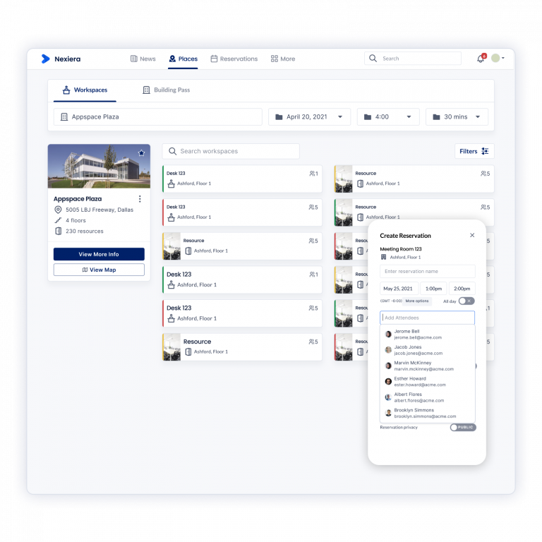 Space Reservation Software Desk Reservation Booking Software