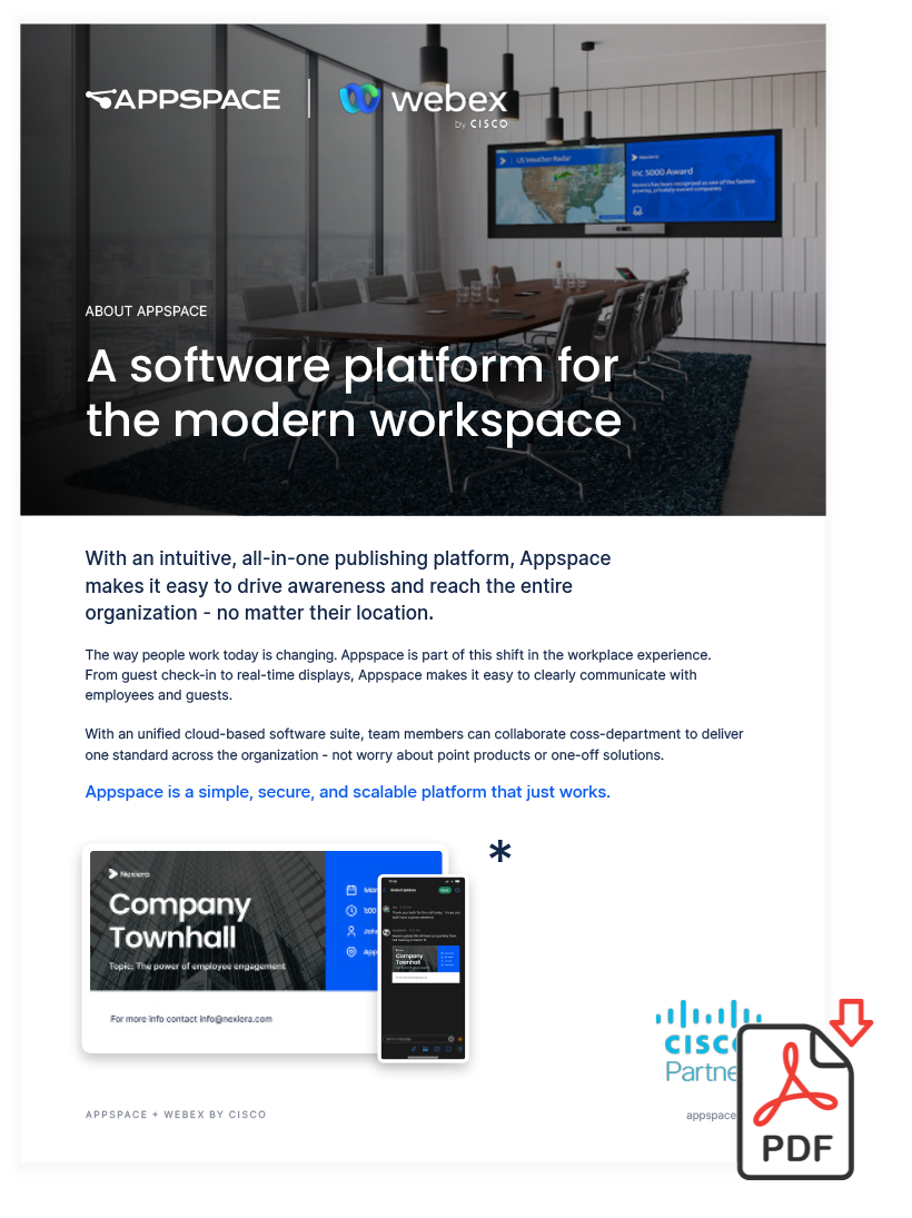 A software platform for the modern workspace