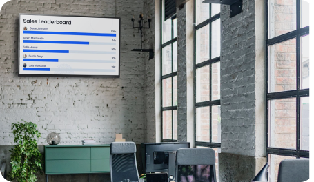 Leaderboard List - Digital Signage Template