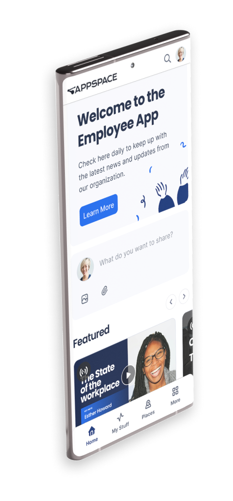 Appspace Mobile App Welcome Screen