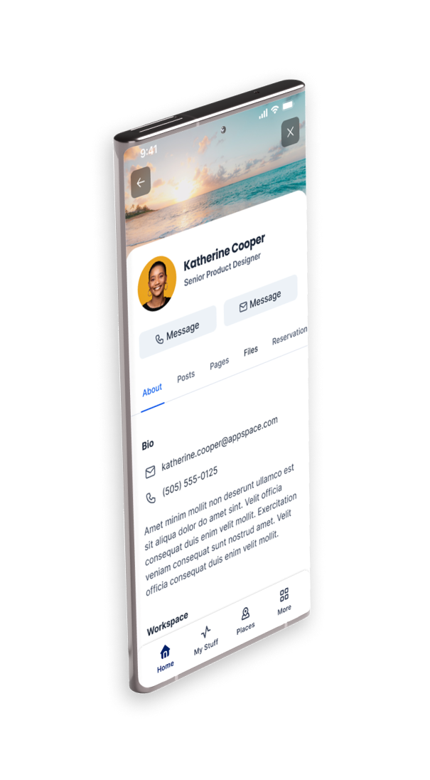 Appspace Mobile App Employee Profile