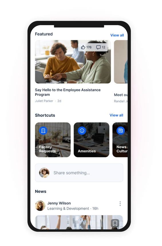 Personalized newsfeeds mobile - Asynchronous communications
