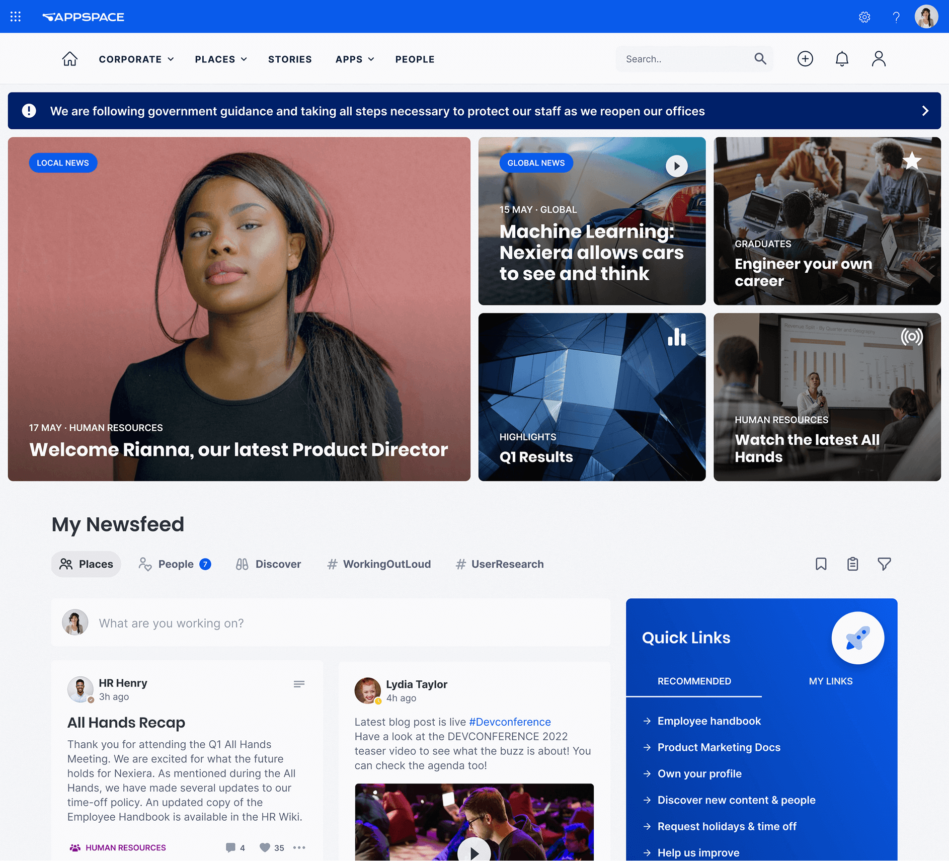 Intranet - Appspace