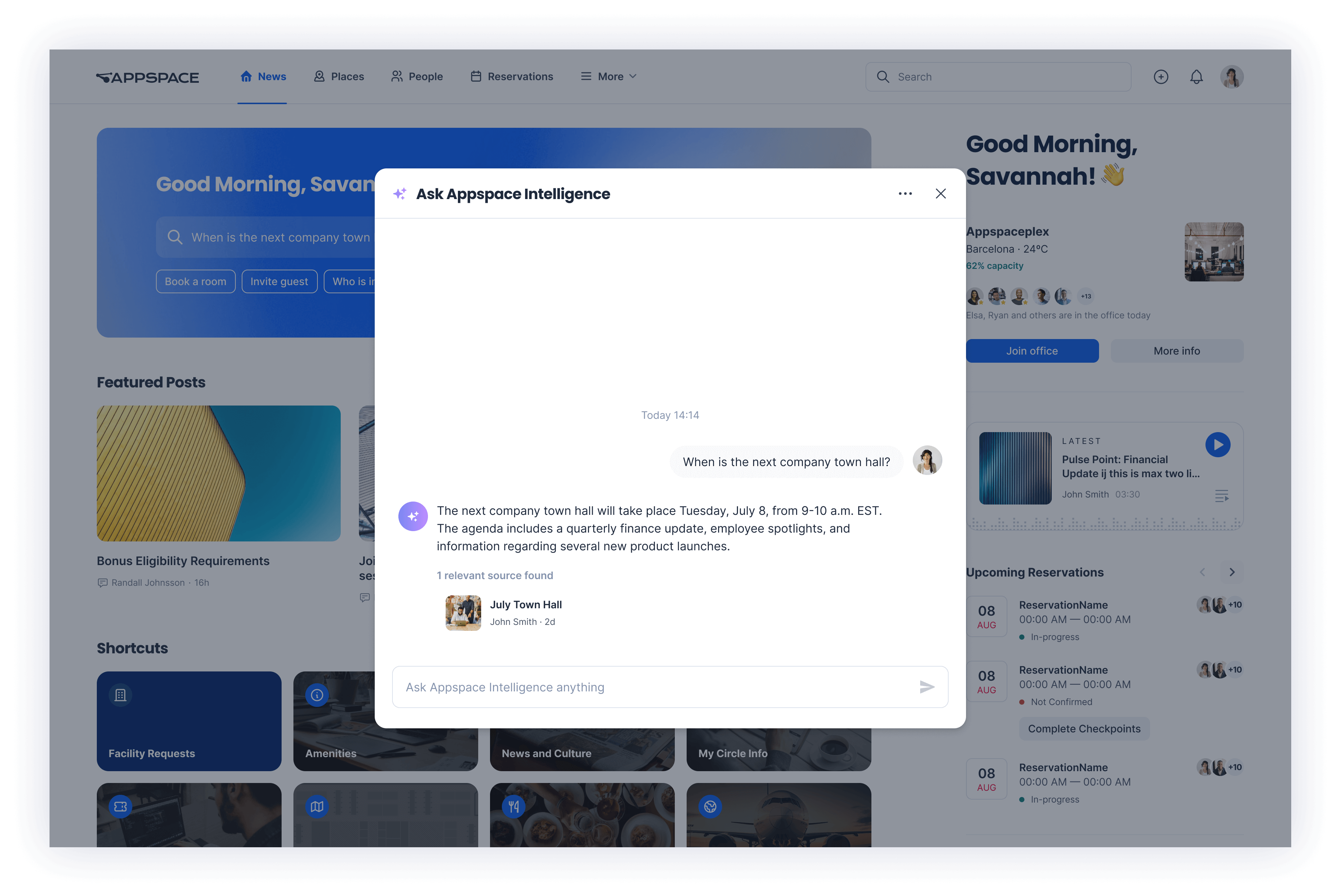 Conversational AI for search