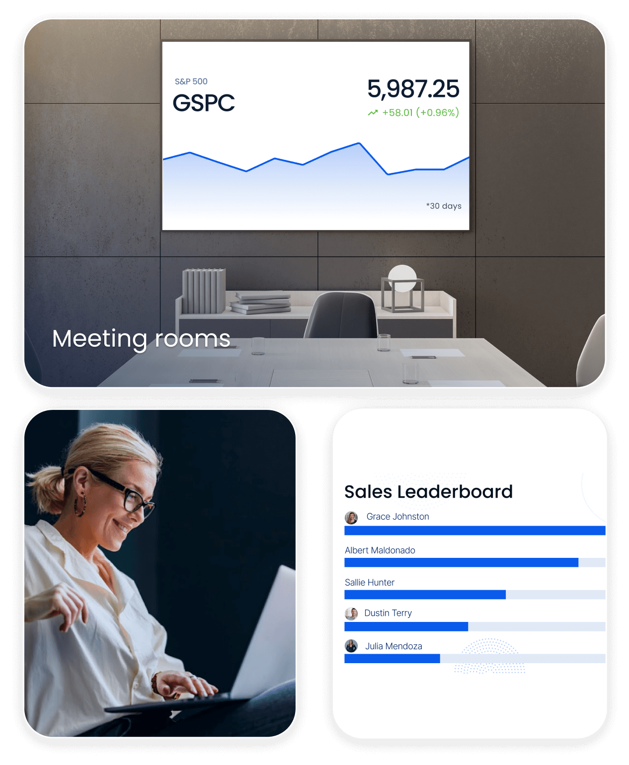 Meeting rooms - Video walls - Appspace