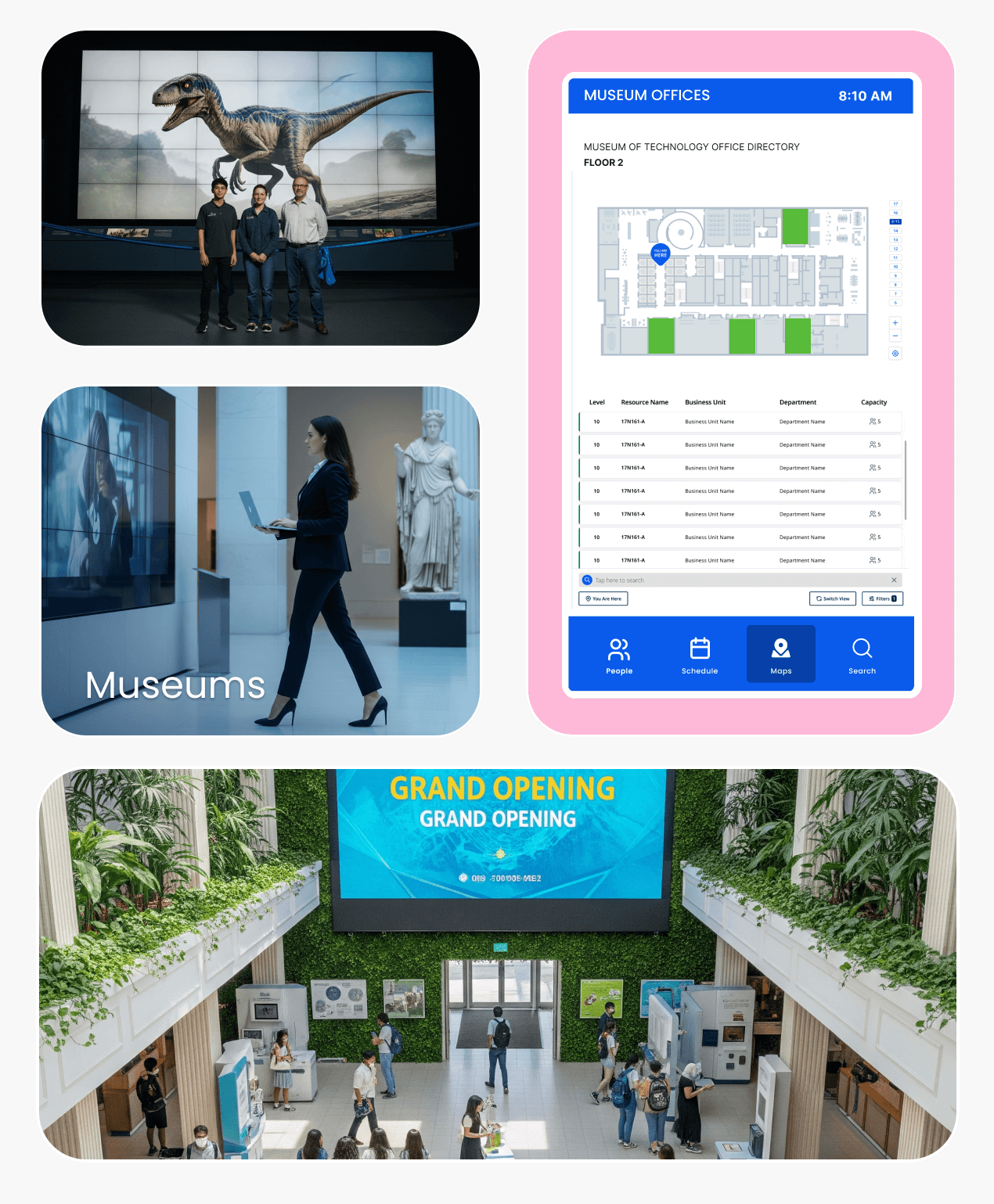 Museums - Video walls - Appspace