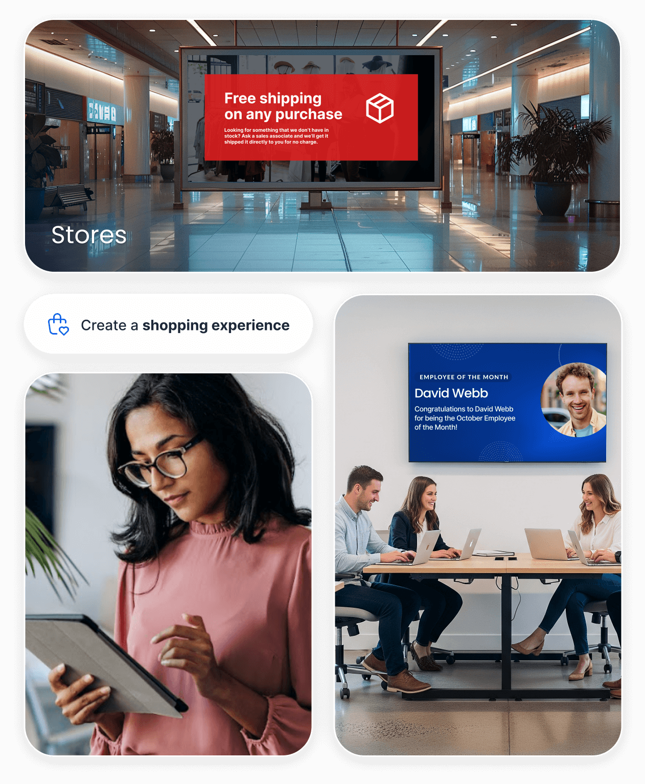Stores - Video walls - Appspace