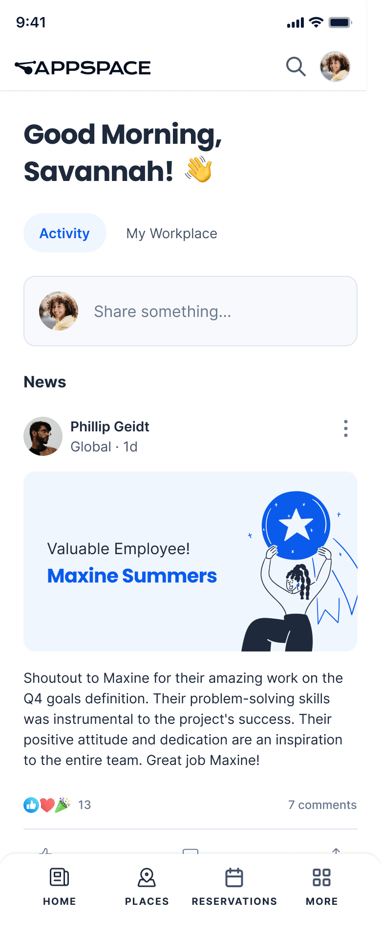 Praises - Employee communication