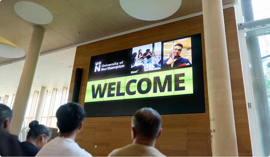 Digital sign - University of Northampton