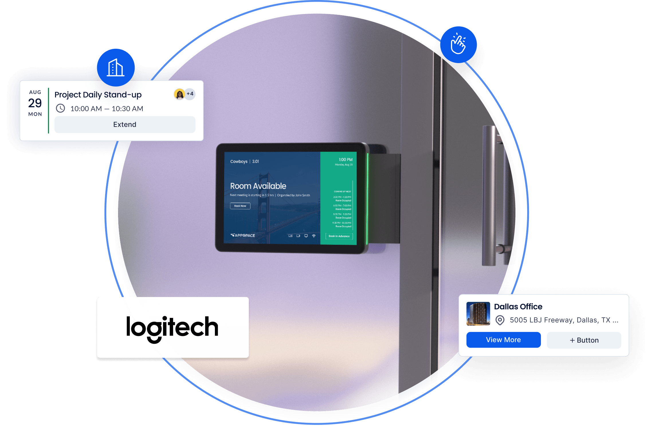 Logitech Tap Scheduler - Appspace Partner