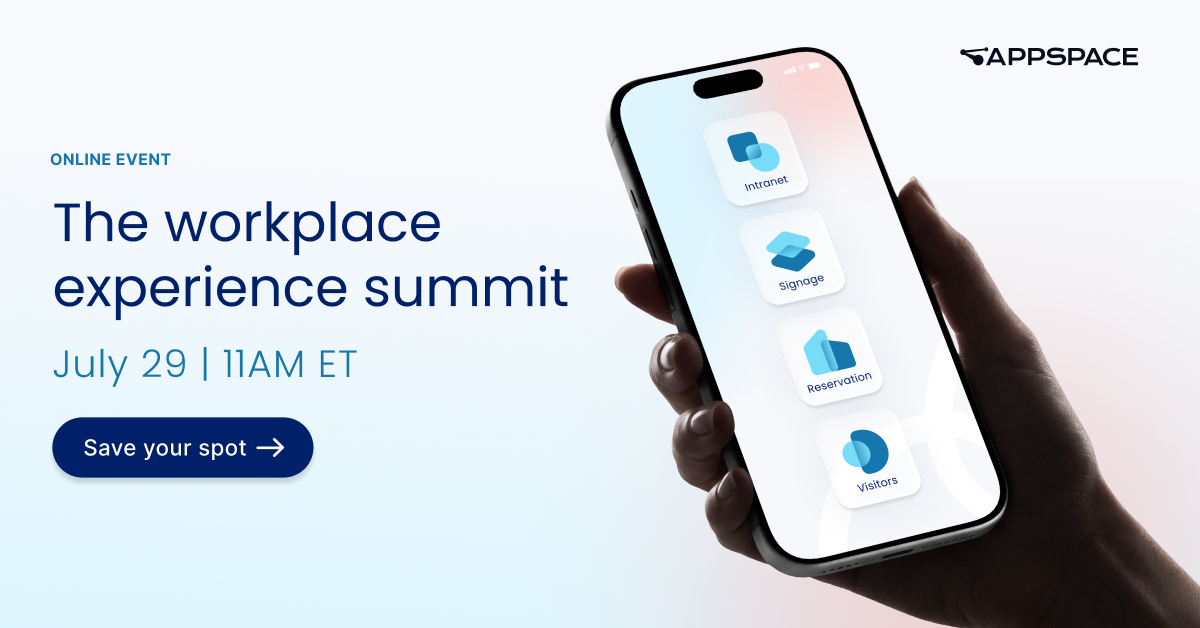 Workplace Experience Summit - Appspace
