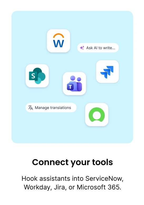 Connect your tools
