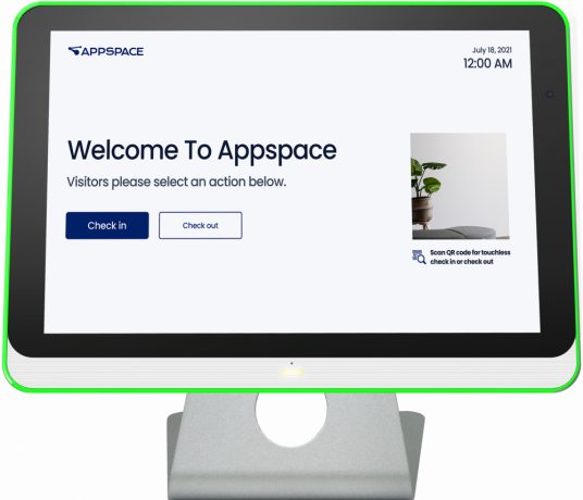 WRP-1000-APP Enterprise Panel for Visitor Registration
